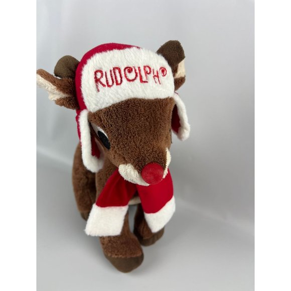 Rudolph the Red Nose Reindeer 12"  Stuffed Animal Dan Dee Collectors Plush - Picture 2 of 5